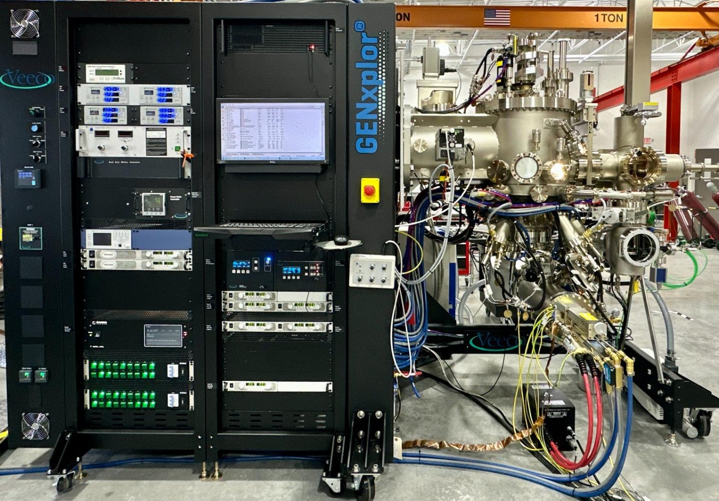 VEECO GENxplor MBE system with control racks
